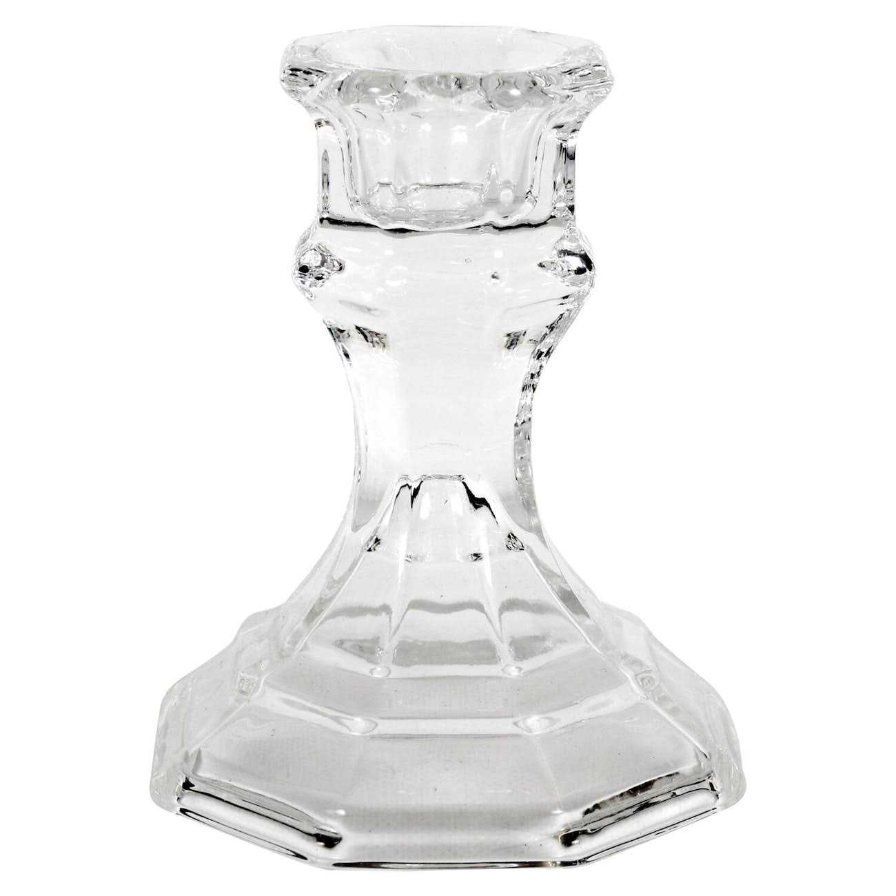 Dollar Tree 4 Glass Taper Candleholders - Image 3