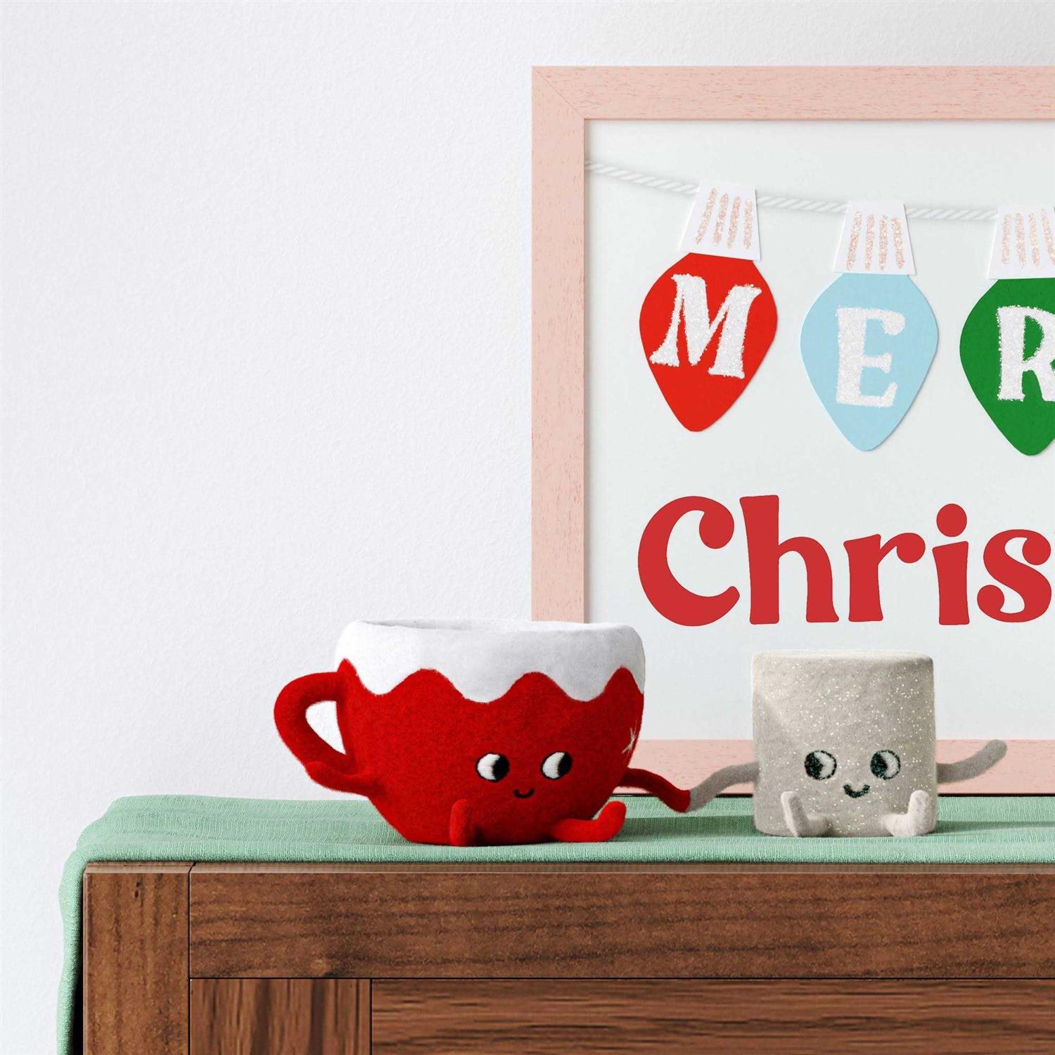 Target Wondershop Hot Cocoa Mug and Marshmallow Christmas Figurine Set NWT - Image 4