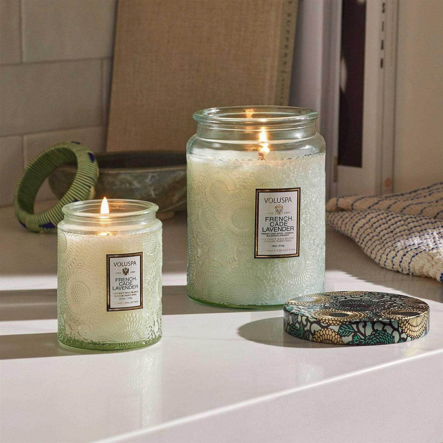 Voluspa Large Glass Jar Candle - Image 3