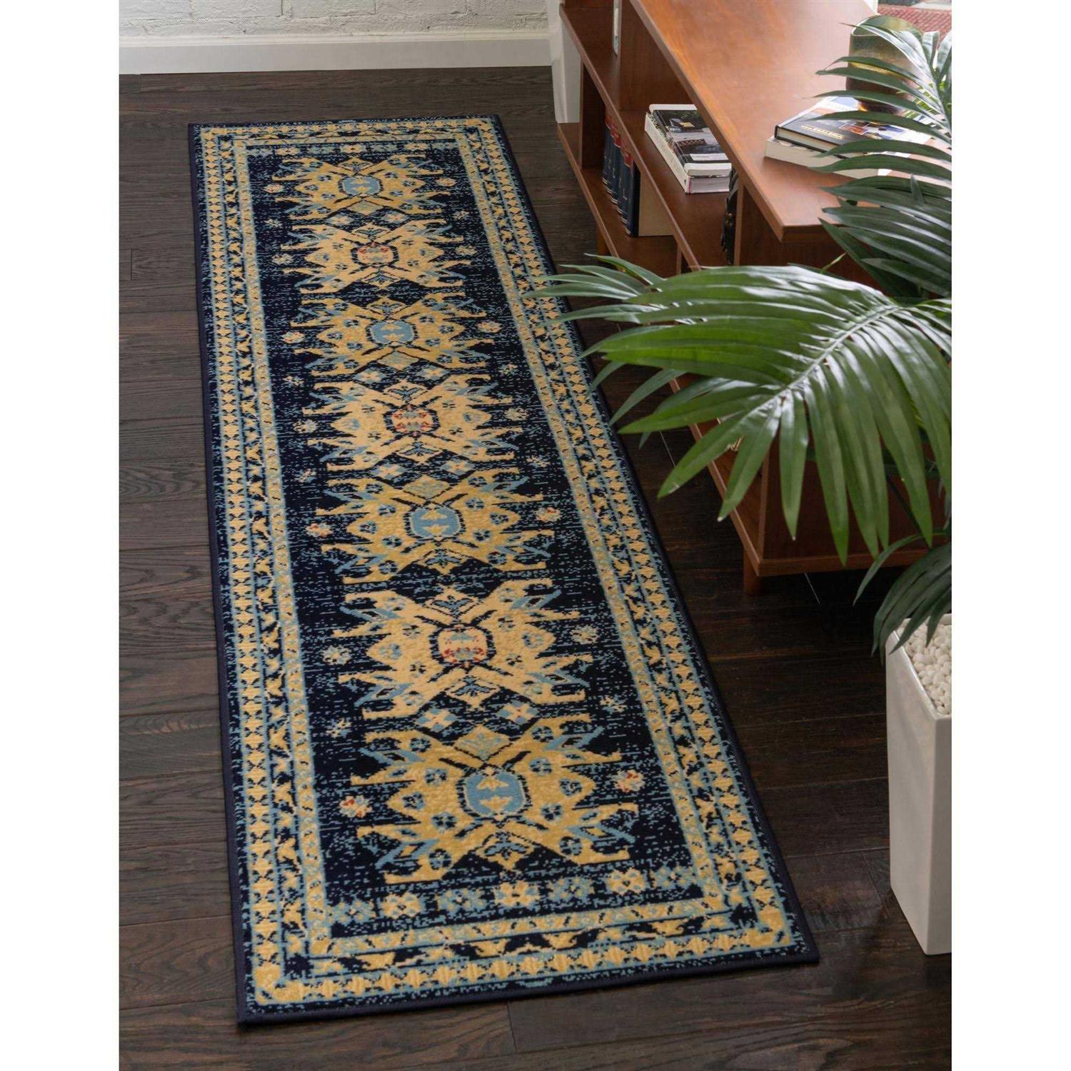 Unique Loom Taftan Runner Rug - Image 4