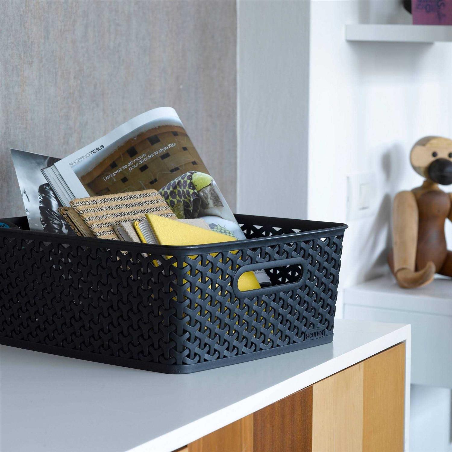 Brightroom Y-Weave Decorative Storage Basket - Image 3