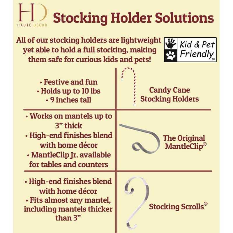 Candy Cane Stocking Holder Haute Decor - Image 4
