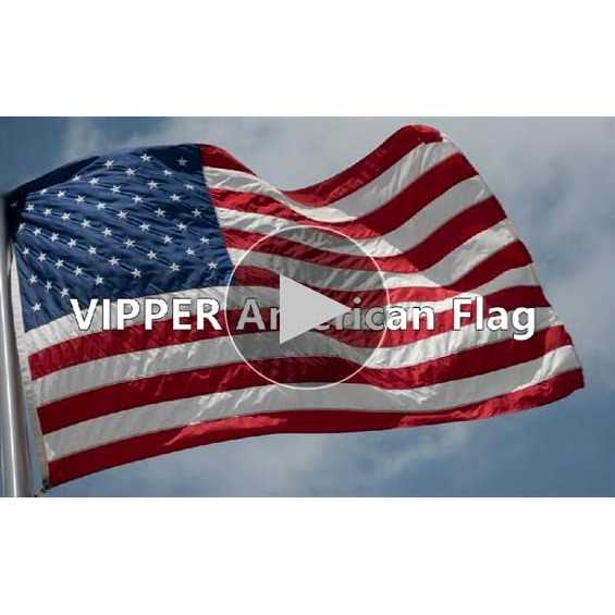 Vipper American Flag 3x5 Ft Outdoor Usa Heavy Duty Nylon US Flags with Embroidered Stars, Sewn Stripes and Brass Grommets - Image 4