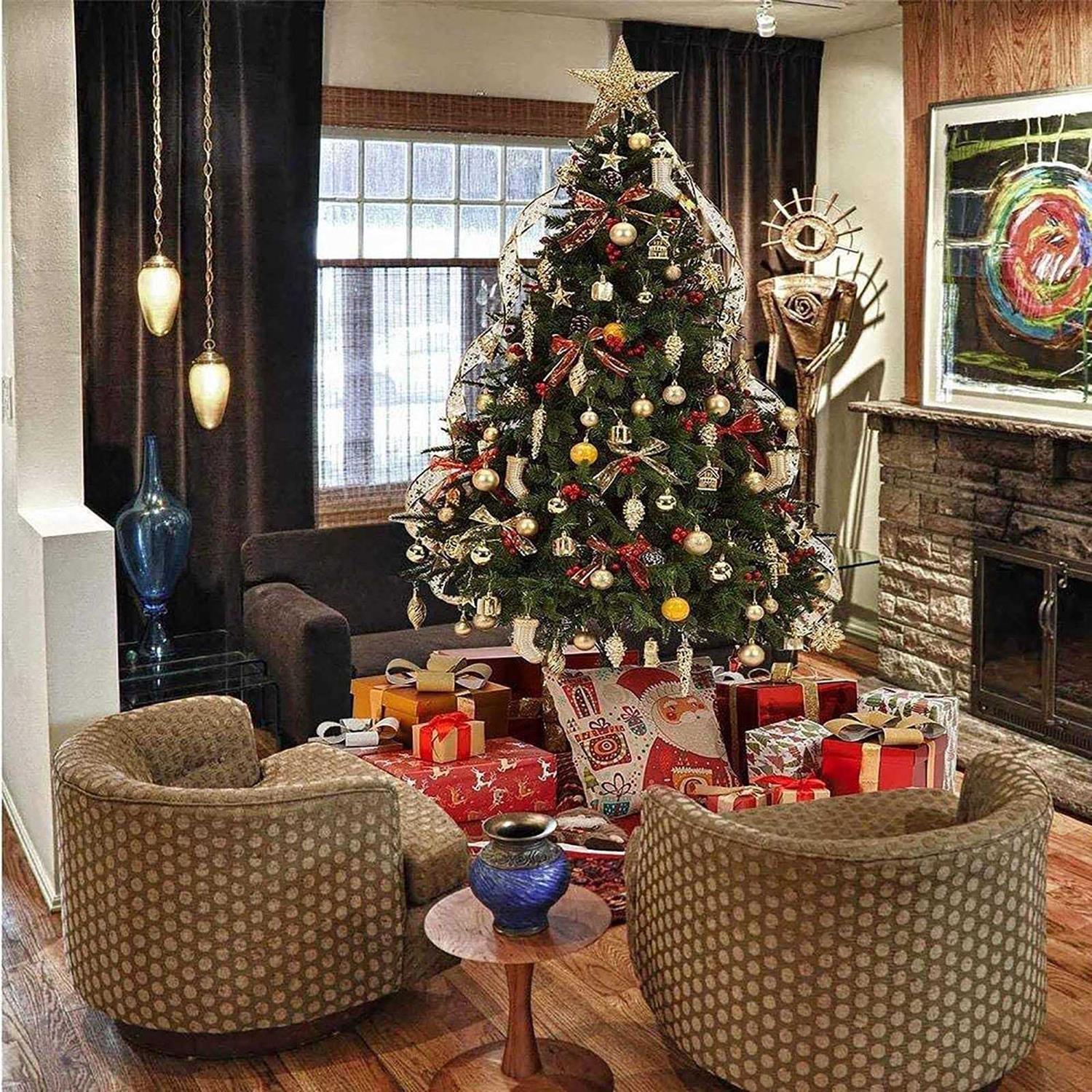 Emopeak 24Pcs Christmas Balls Ornaments For Xmas Christmas Tree - Image 5