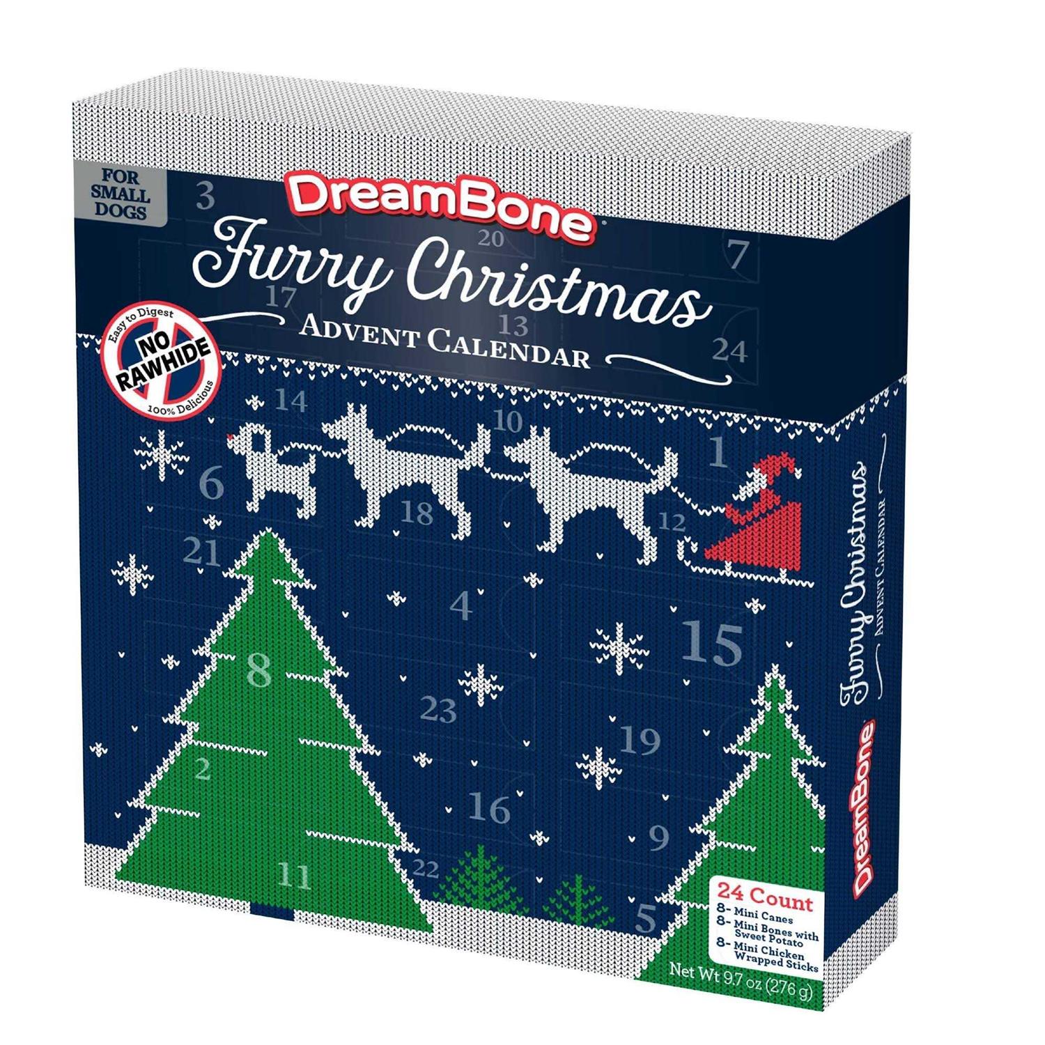 DreamBone Furry Christmas Holiday Advent Calendar Variety Pack Dog Treats - Image 5