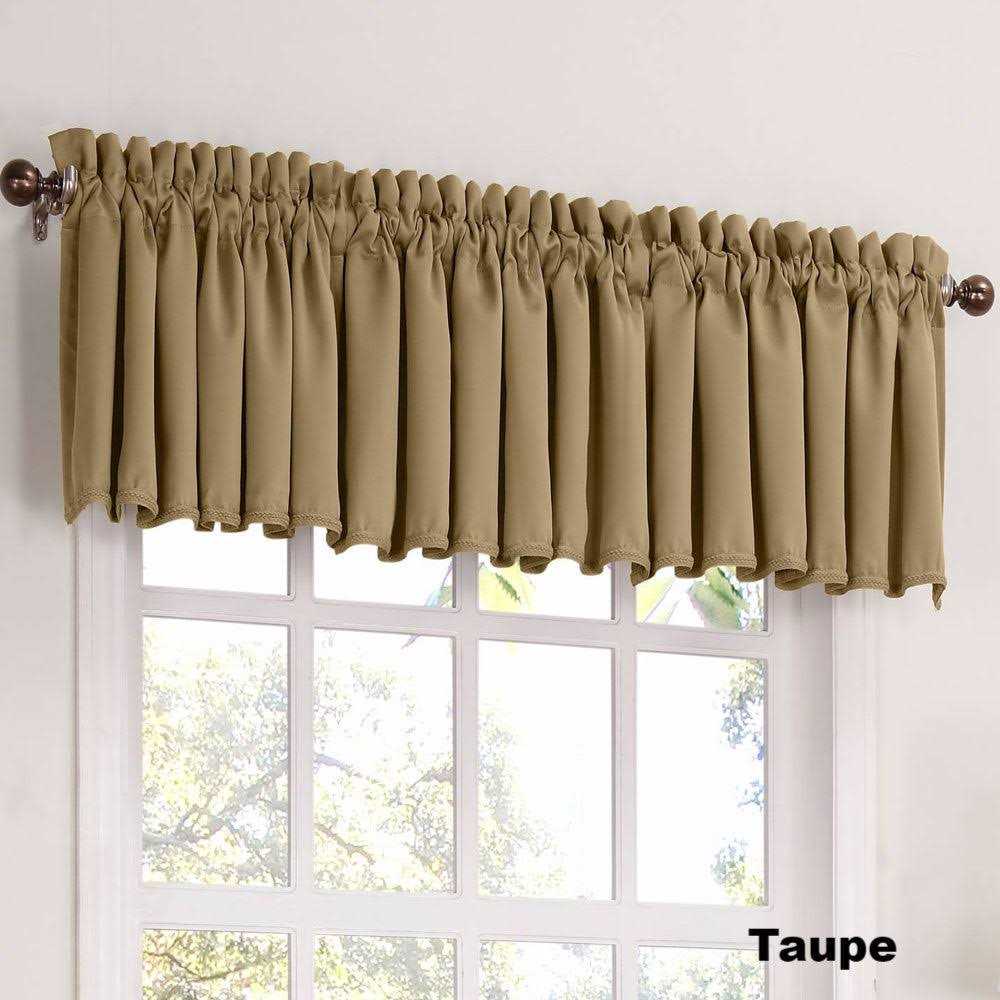 Sun Zero Rod Pocket Room Darkening Valance - Image 3