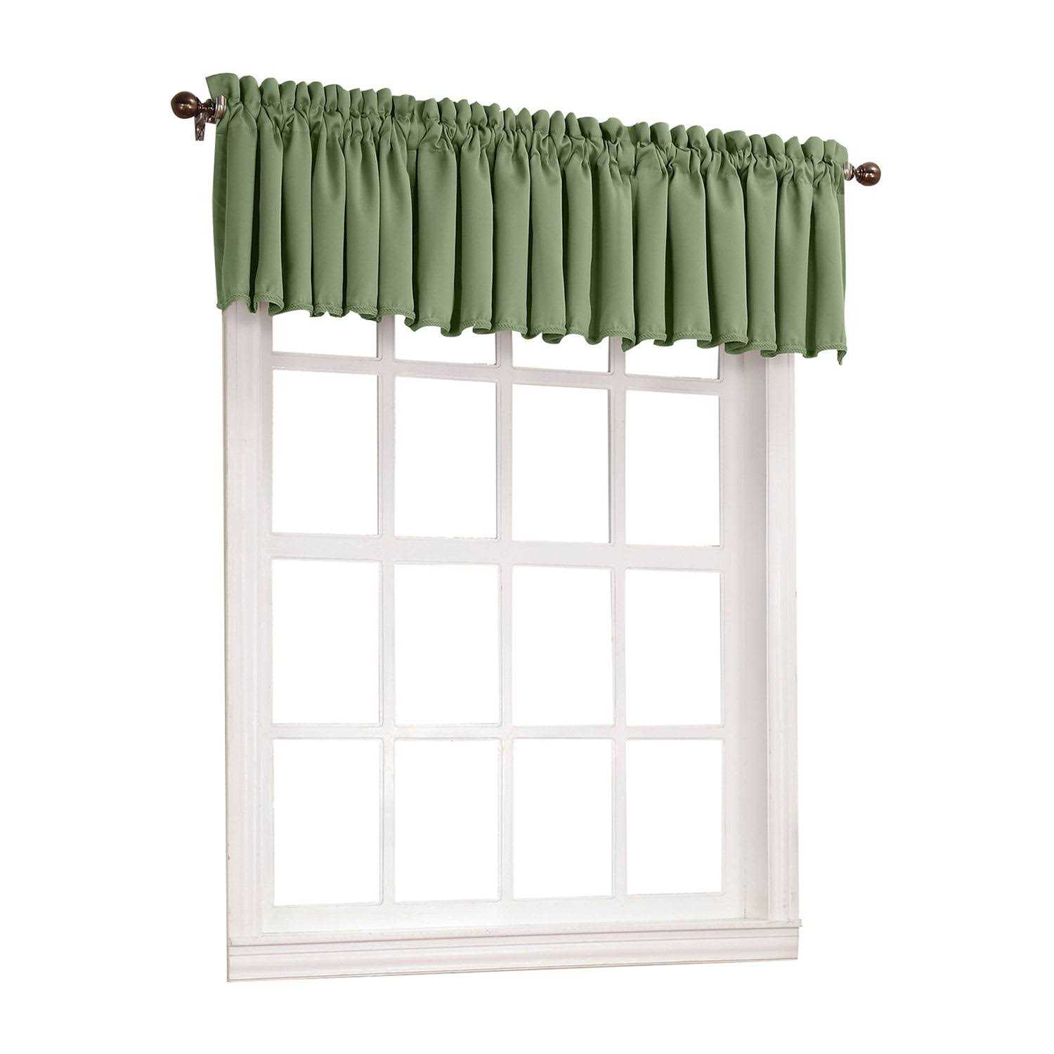 Sun Zero Rod Pocket Room Darkening Valance - Image 4
