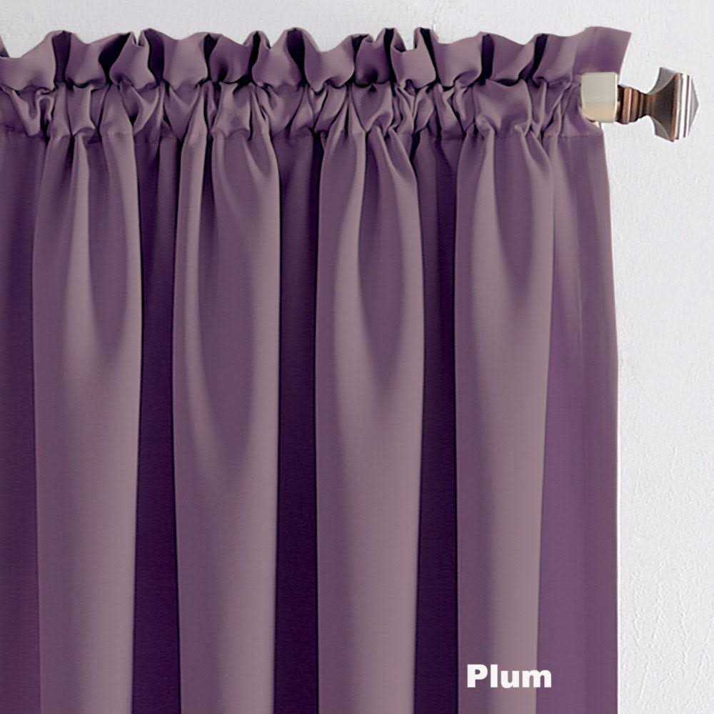 Sun Zero Rod Pocket Room Darkening Valance - Image 5