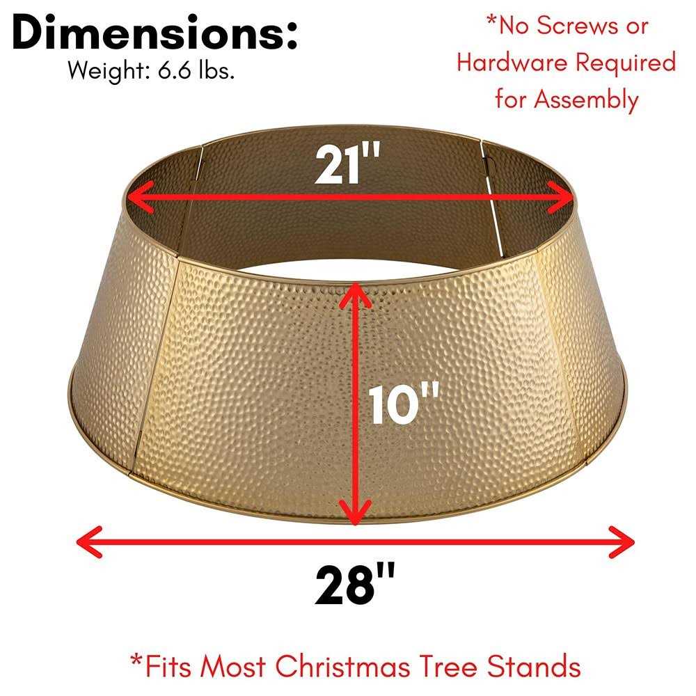 BirdRock Home 4-Panel Christmas Tree Collar - Image 3