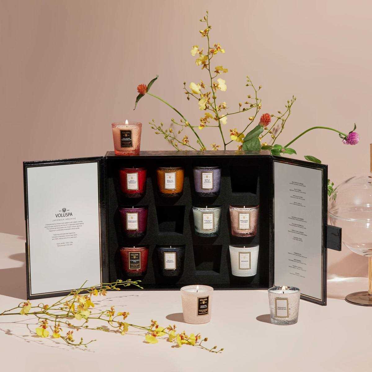 Voluspa Japonica Archive 12 Votive Candle Gift Set - Image 5