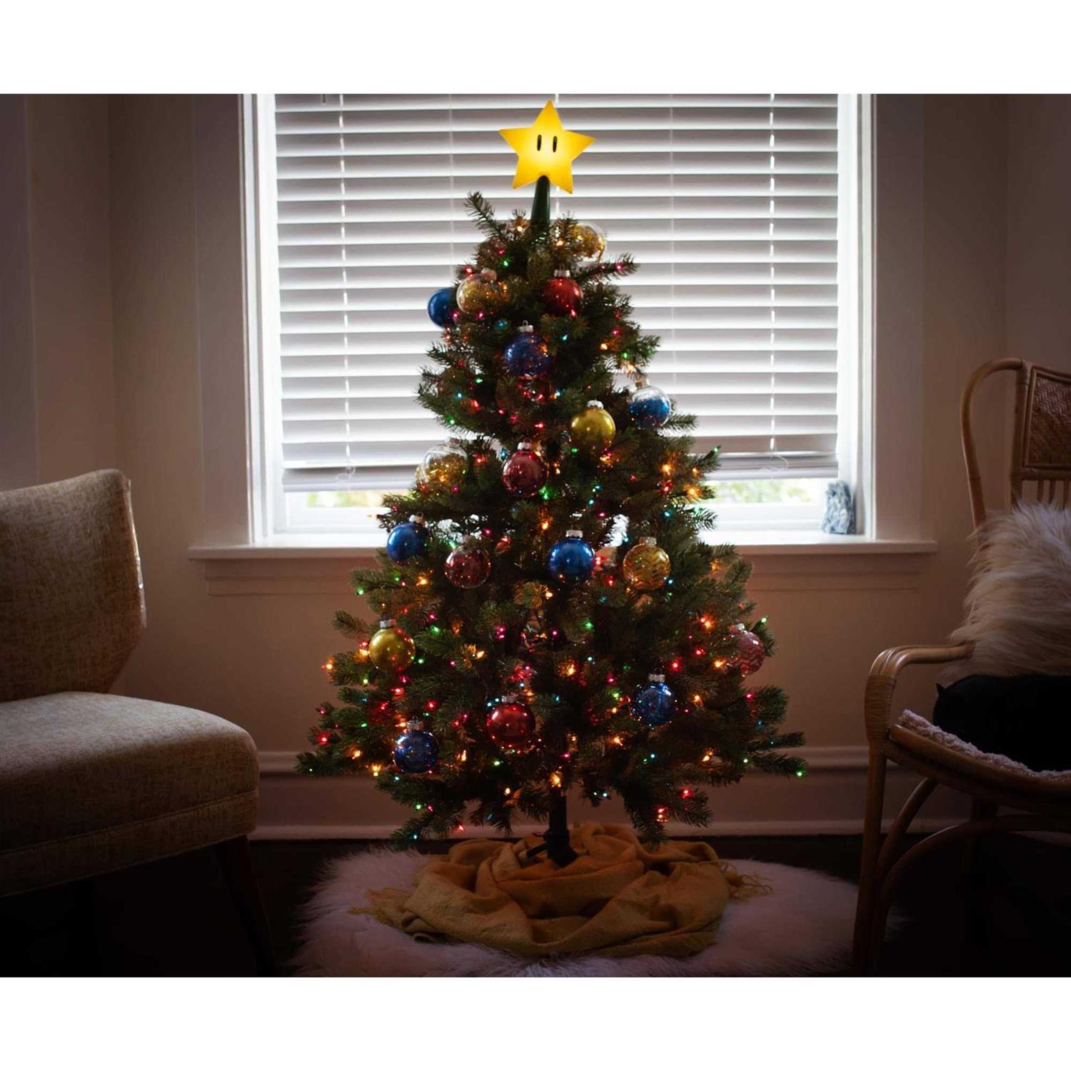 Tree Topper Mario Super Star Gen 2 Plug in Light Up Christmas - Image 3