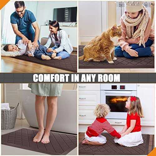WEZVIX Non-Skid Kitchen Rugs and Mats Anti Fatigue Kitchen Mat 2 PCS - Image 5