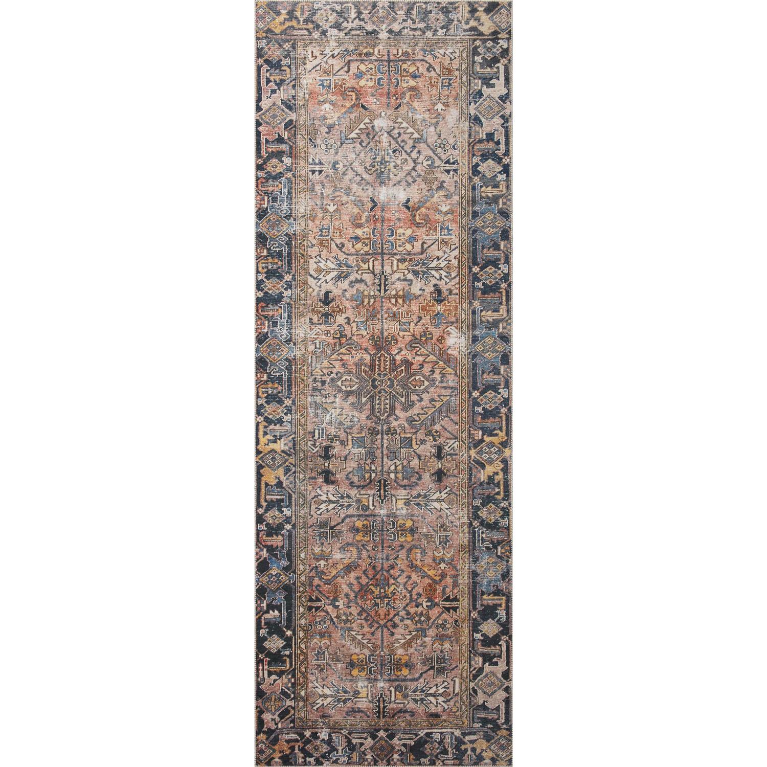 Chris Loves Julia x Loloi Jules JUL-02 Terracotta / Multi Rug - Image 3