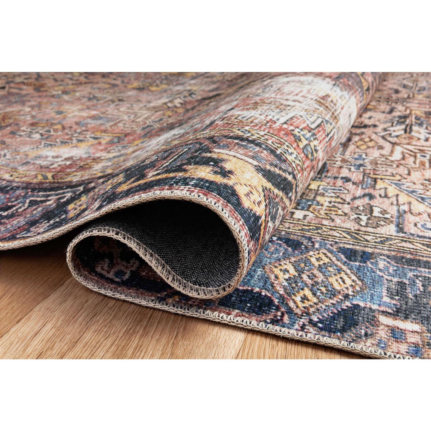 Chris Loves Julia x Loloi Jules JUL-02 Terracotta / Multi Rug - Image 4