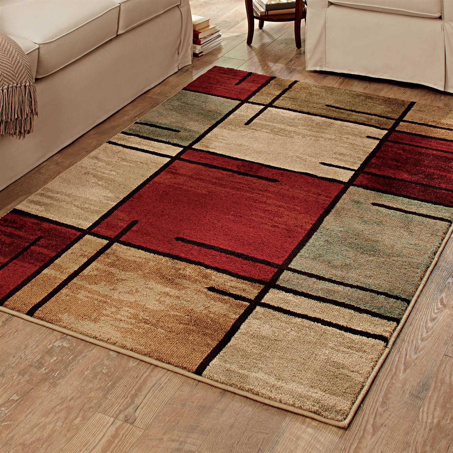 Better Homes Gardens Spice Grid Area Rug - Image 5