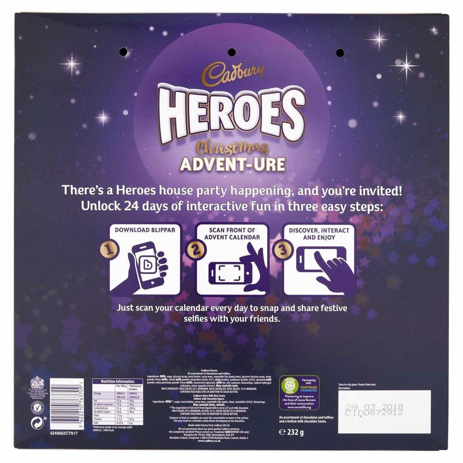 Cadbury Heroes Advent Calendar - Image 4