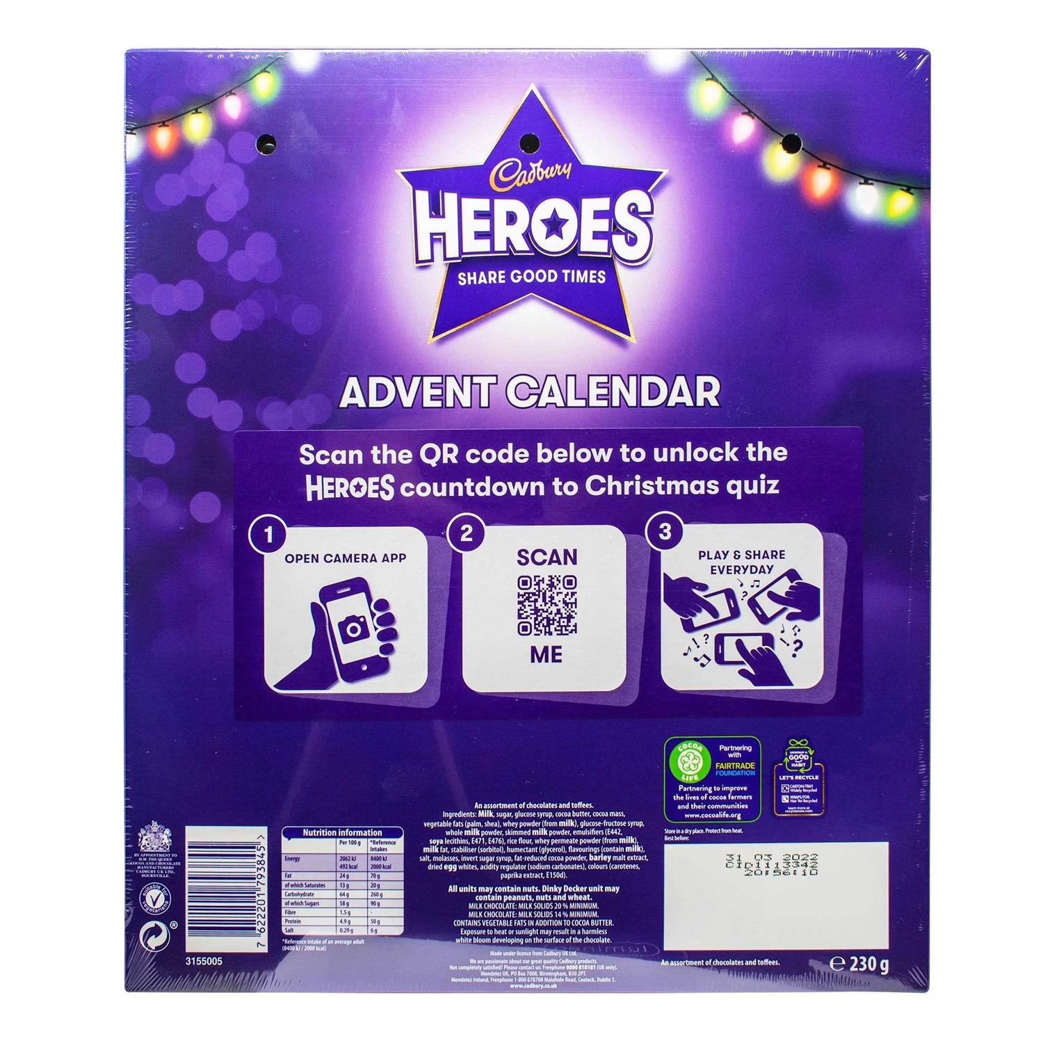 Cadbury Heroes Advent Calendar - Image 4