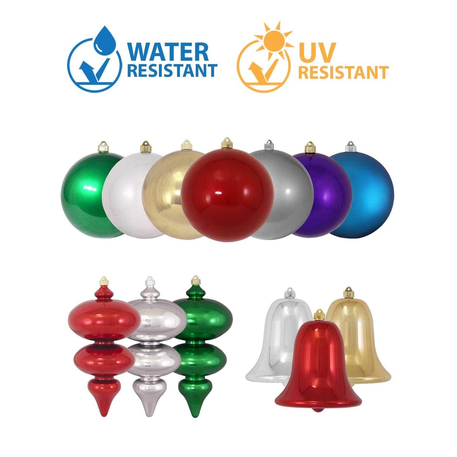 Christmas By Krebs Solid Commercial Grade Indoor and Outdoor Shatterproof Plastic - Image 5