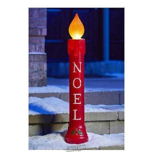 Union Products Christmas Decoration Red Noel Candle - Image 3