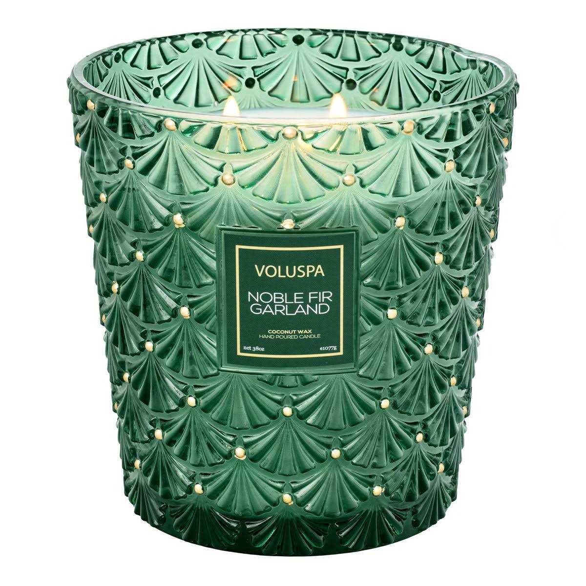 Voluspa Noble Fir Garland Large Jar Candle - Image 5