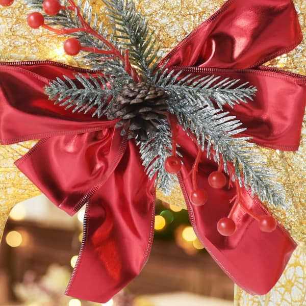 Veikous White LED Moose Christmas Holiday Yard Decoration - Image 4