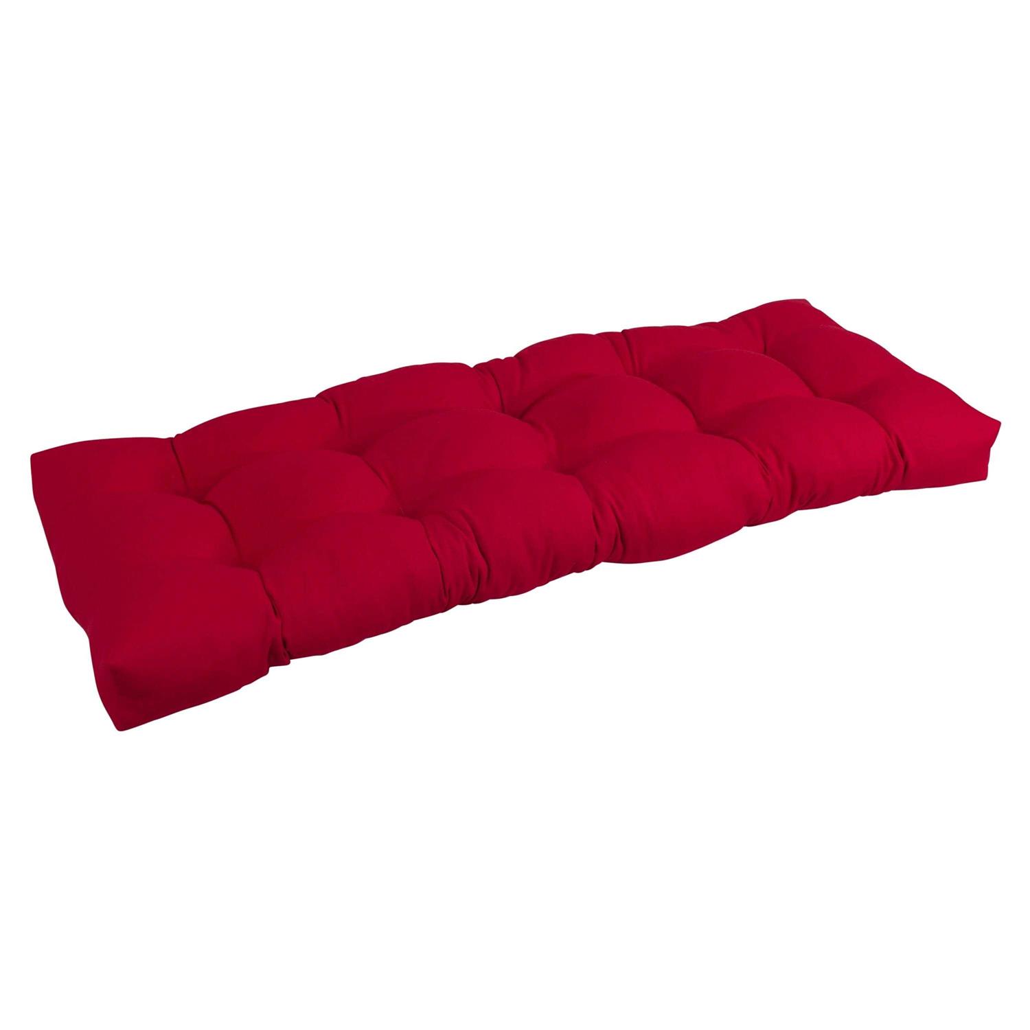 Blazing Needles 19-inch Tufted Solid Bench Cushion - Image 3