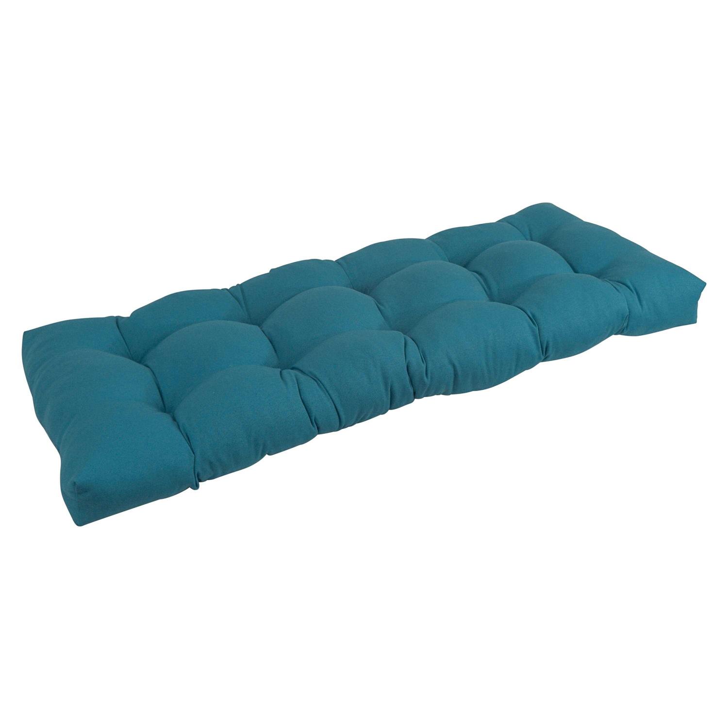 Blazing Needles 19-inch Tufted Solid Bench Cushion - Image 4