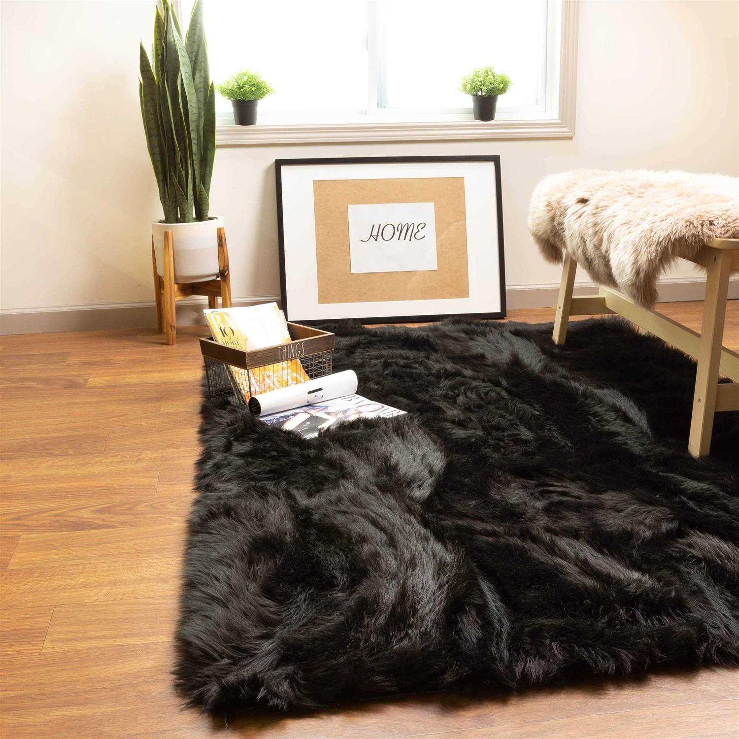 Faux Fur Shag Rug Sheepskin - Image 3