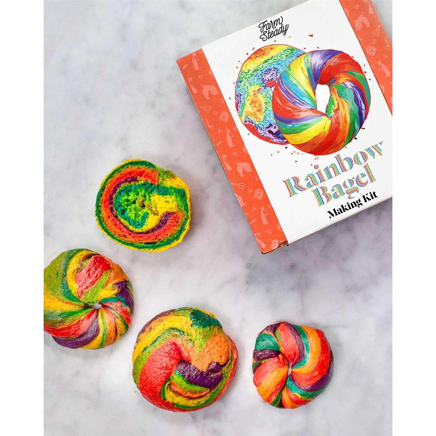 Brooklyn Brew Shop Rainbow Bagel Making Kit - Image 3
