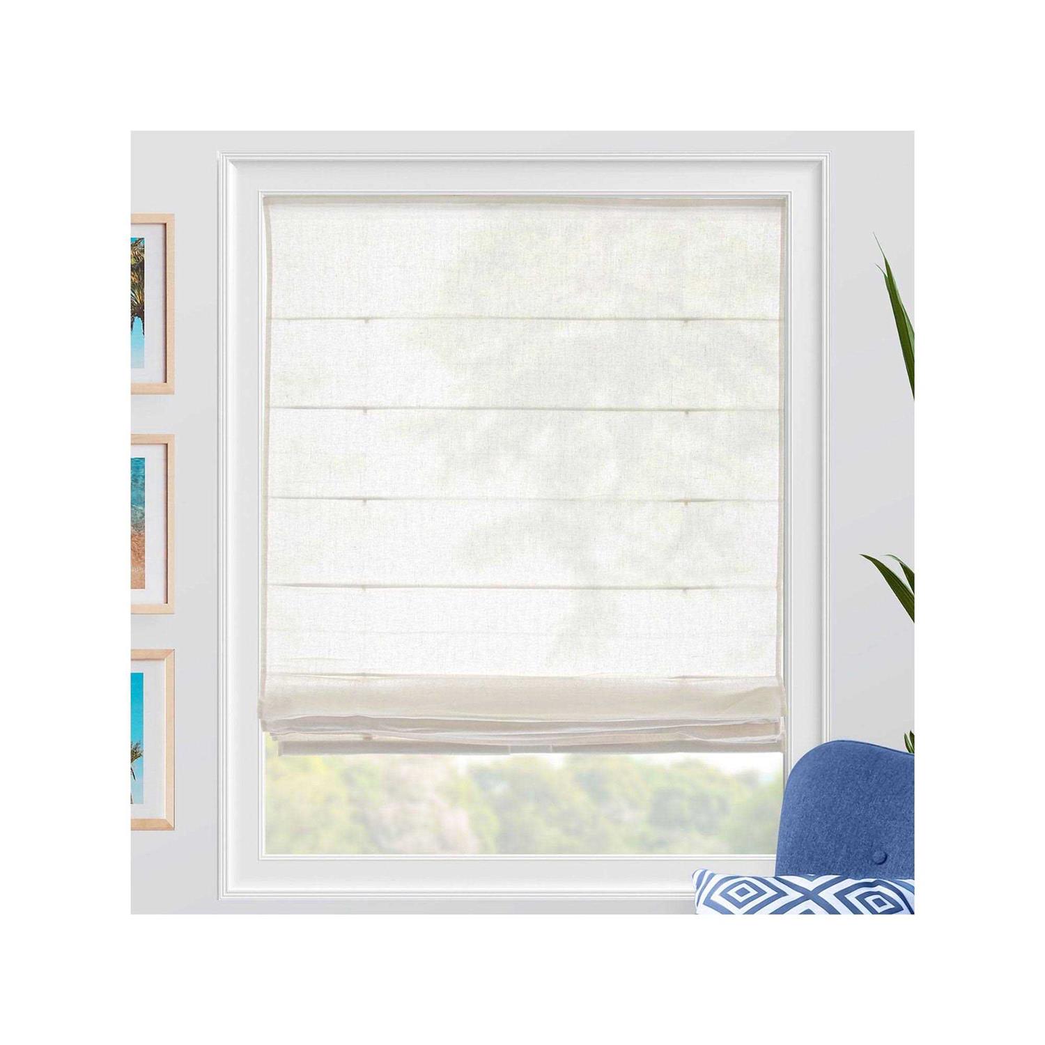 Chicology Blackout Cordless Roman Shades Del Mar 64 - Image 4