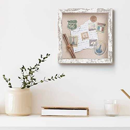 Califortree 8x10 Shadow Box Frame with Linen Back Sturdy Rustic Memory Display Case of Flower Pictures Medals and More - Image 5