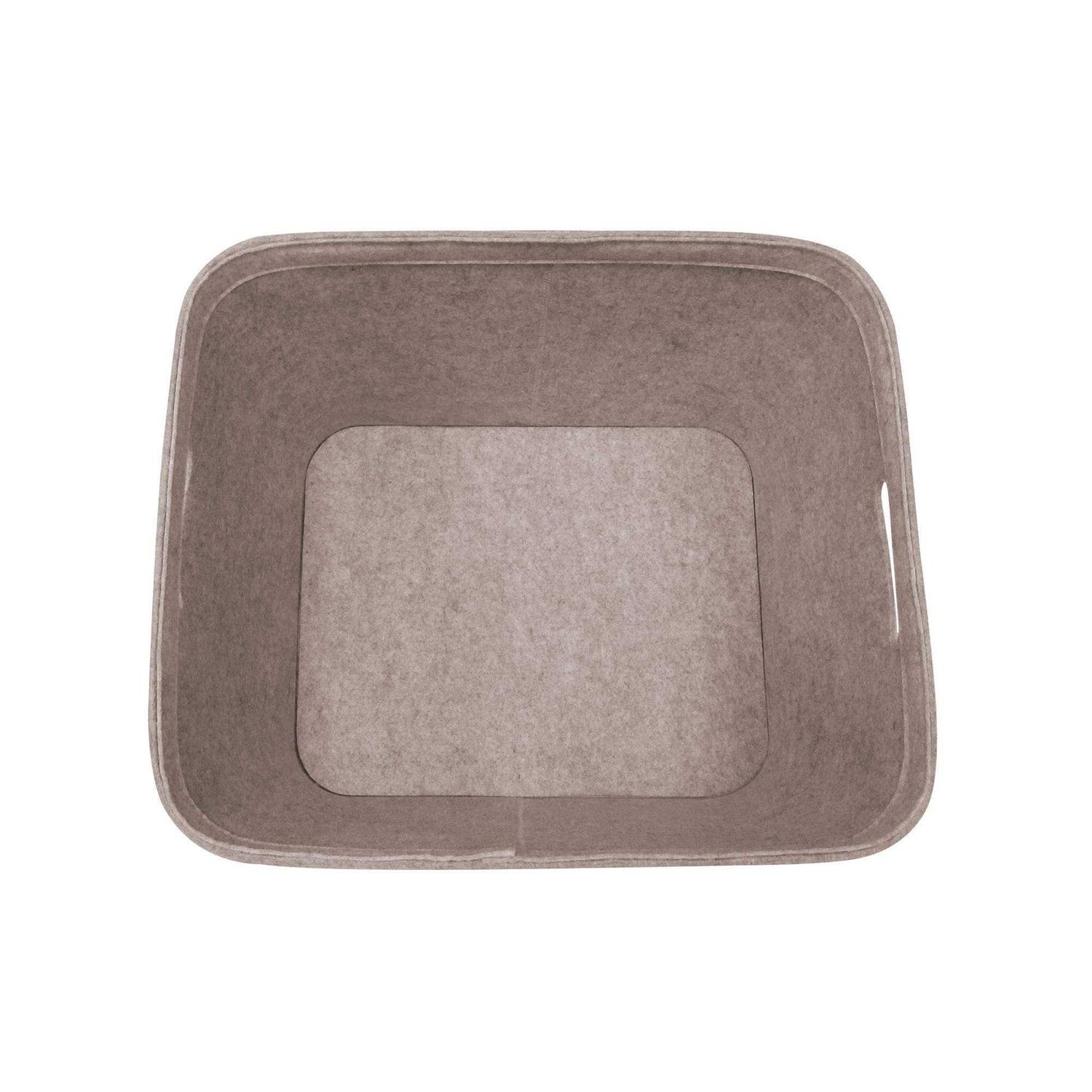 Brightroom 14 Felt Basket with Stitching - Image 3