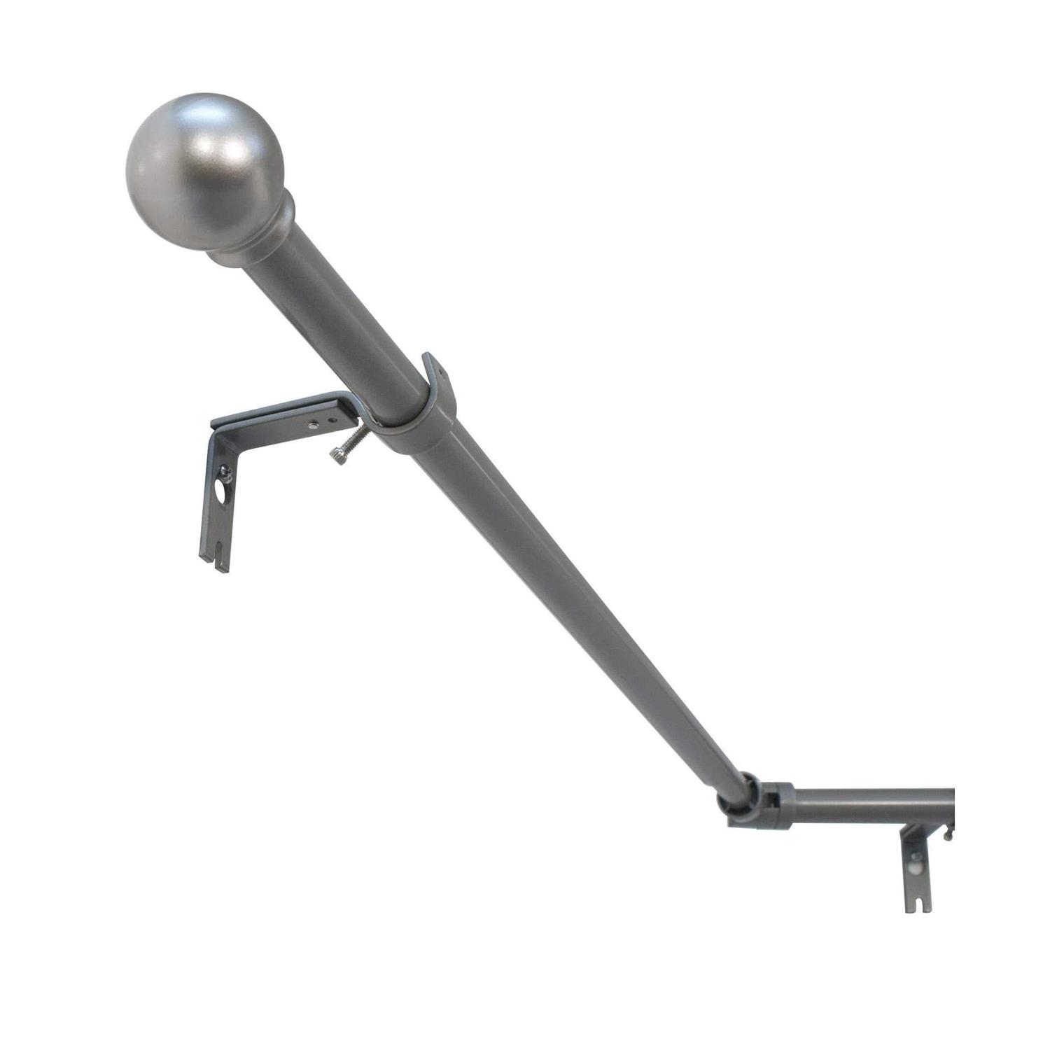 Decopolitan Drapery Bay Window Curtain Rod Set - Image 5