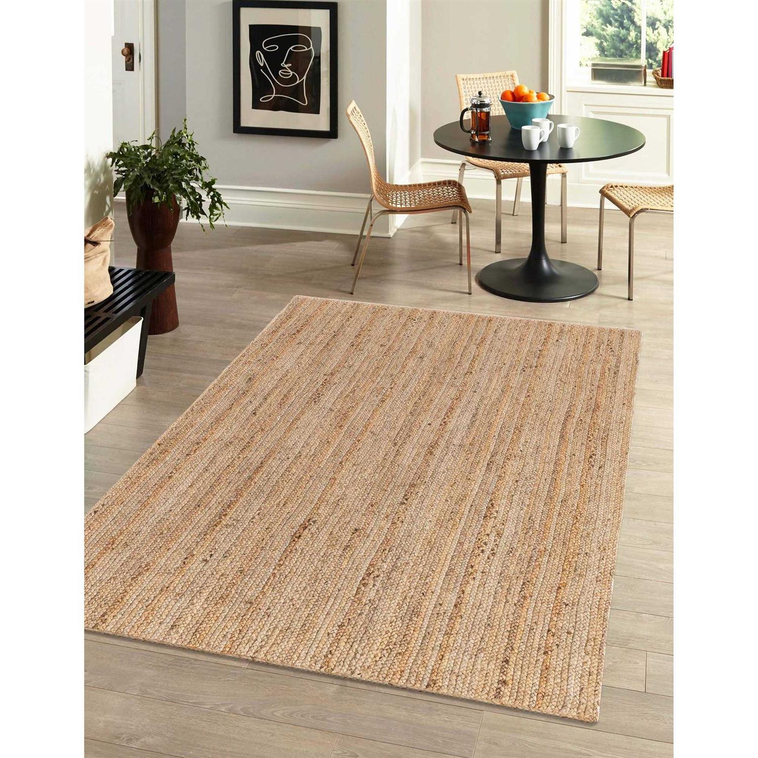 Unique Loom Dhaka Braided Jute Rug - Image 4