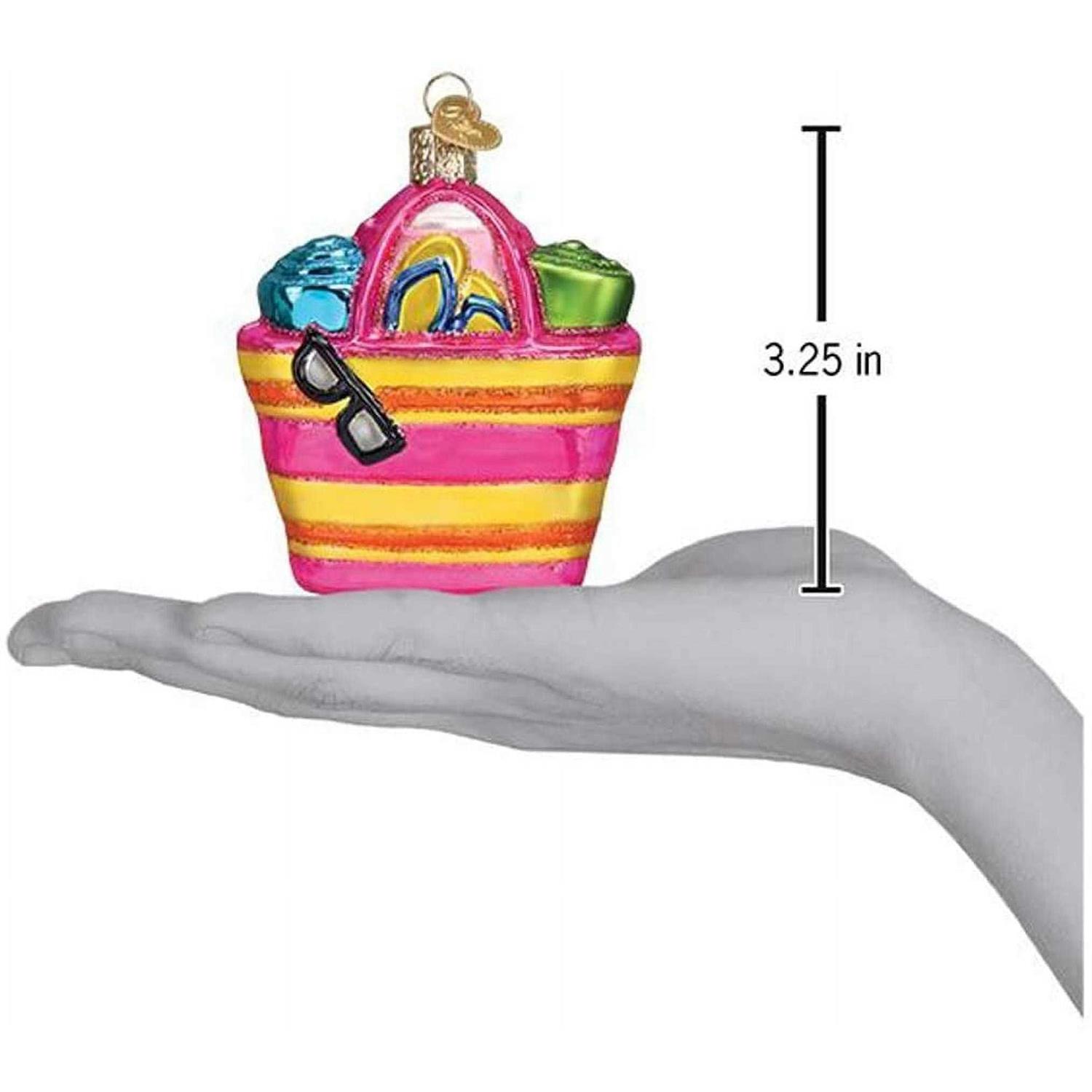 Beach Bag Ornament Old World Christmas - Image 5