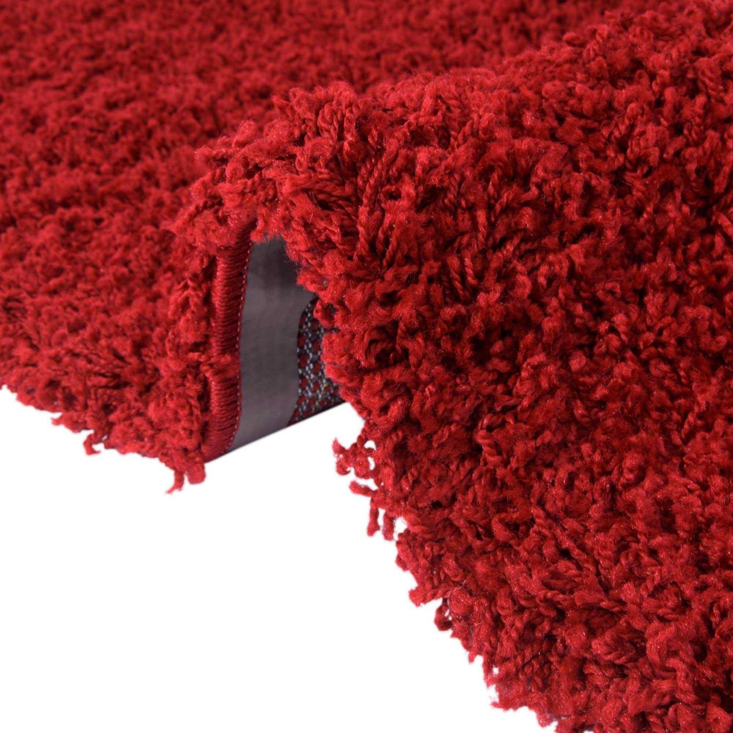Unique Loom Round Solid Shag Rug - Image 3