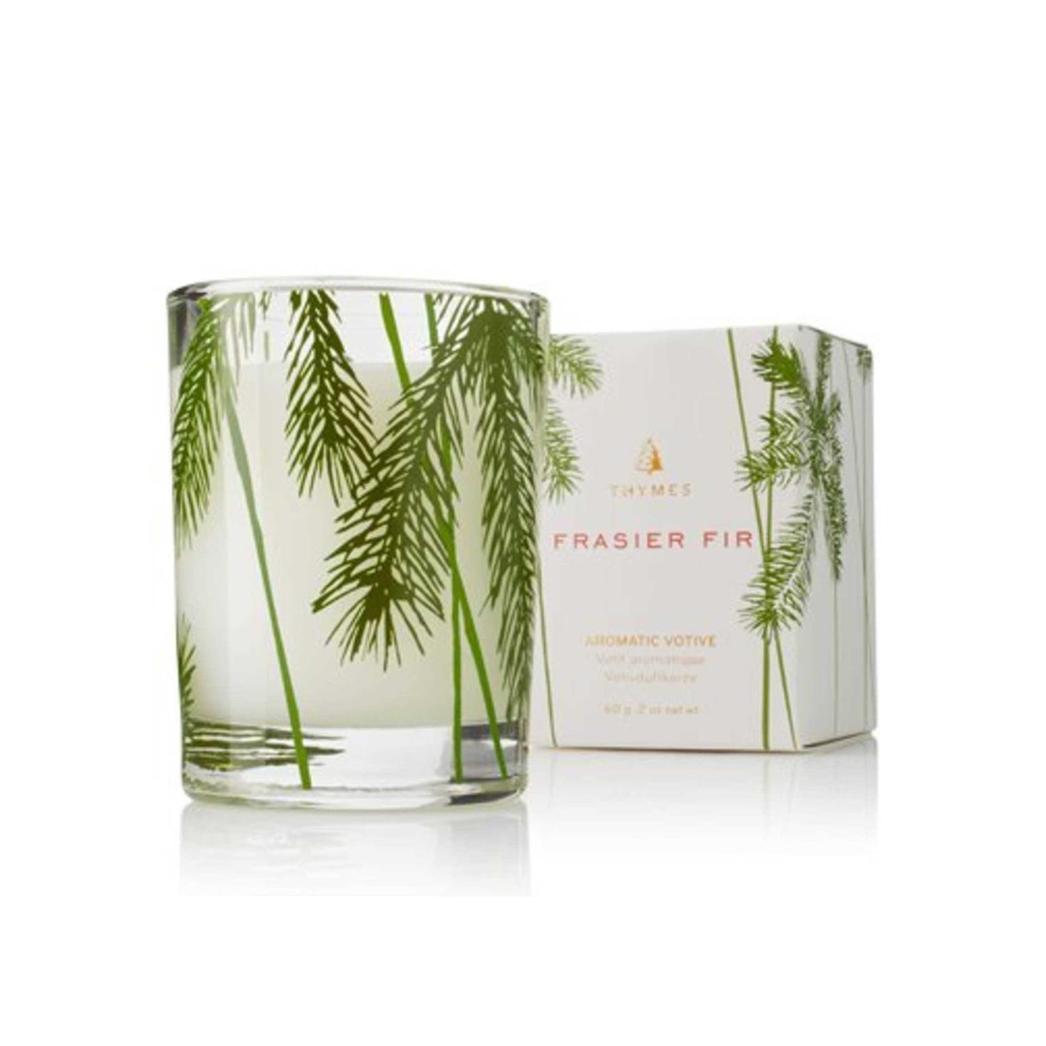 Thymes Frasier Fir Pine Needle Votive Candle - Image 3