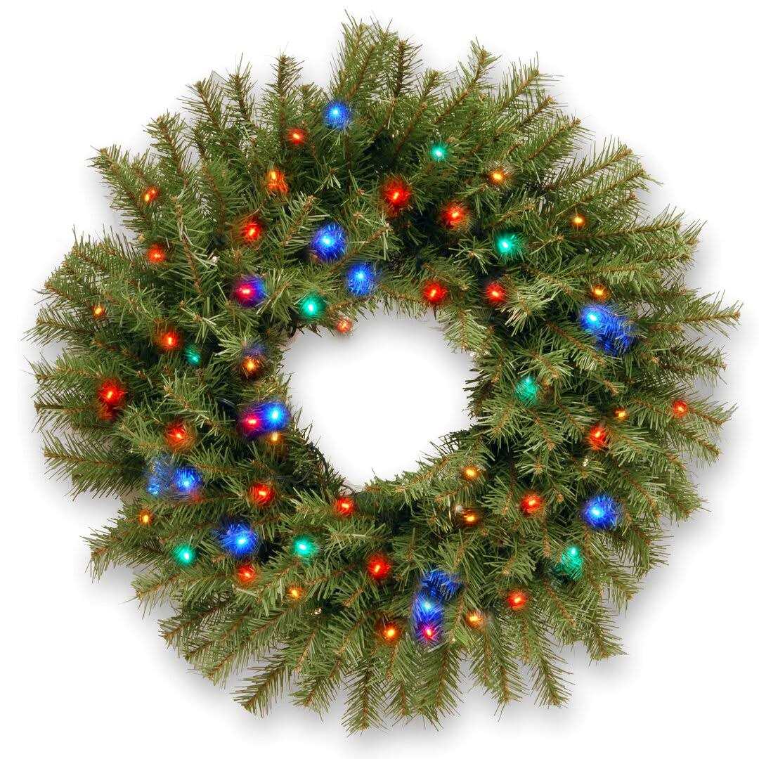 Three Posts™ Norwood Fir Lighted Wreath - Image 3