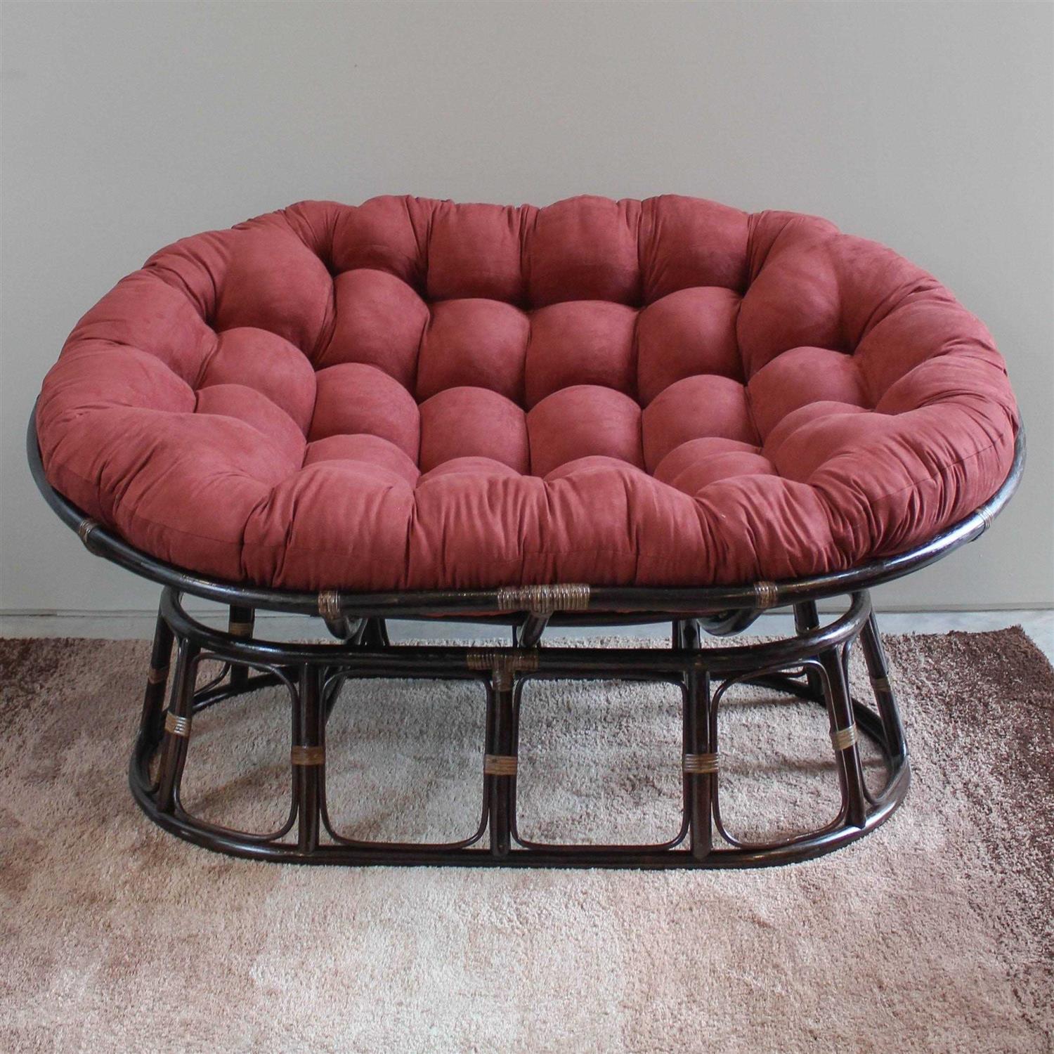 Blazing Needles 78-Inch Indoor/Outdoor Double Papasan Cushion - Image 3