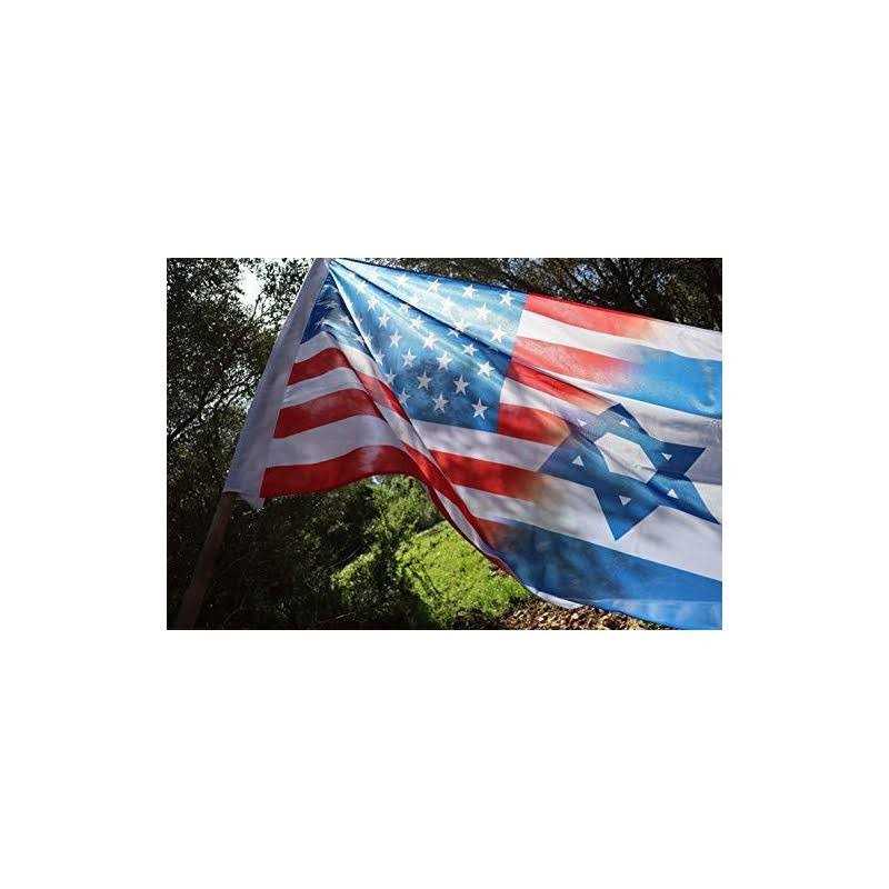 ClipGrip US Israel Flag American Israeli Friendship Flag 3x5 ft - Image 4