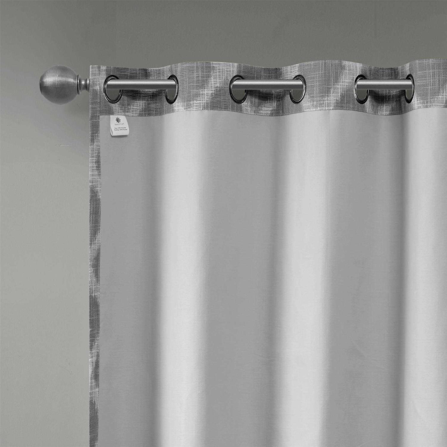 SunSmart Blakesly Printed Ikat Blackout Curtain - Image 5