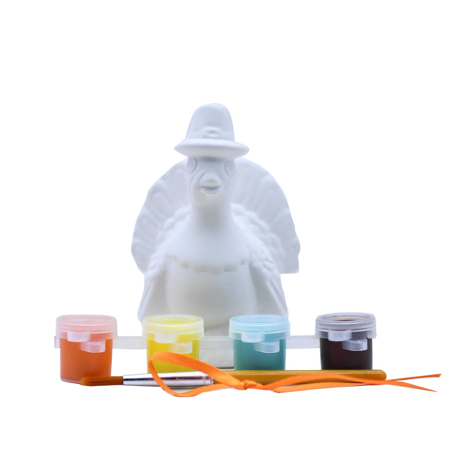 Color Your Way Ceramic Turkey by Creatology - Image 4