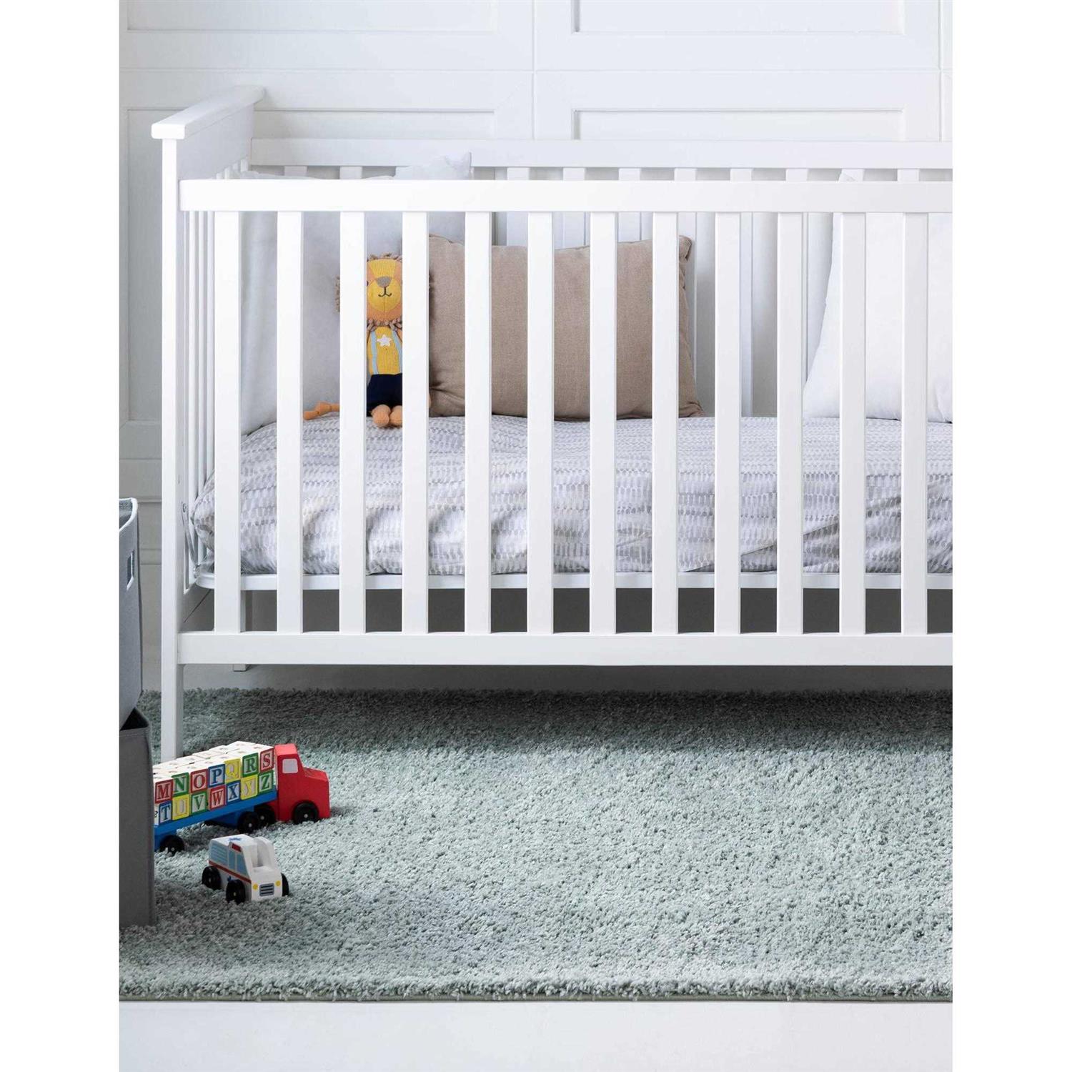 Soft Solid Shag Area Rug - Image 3