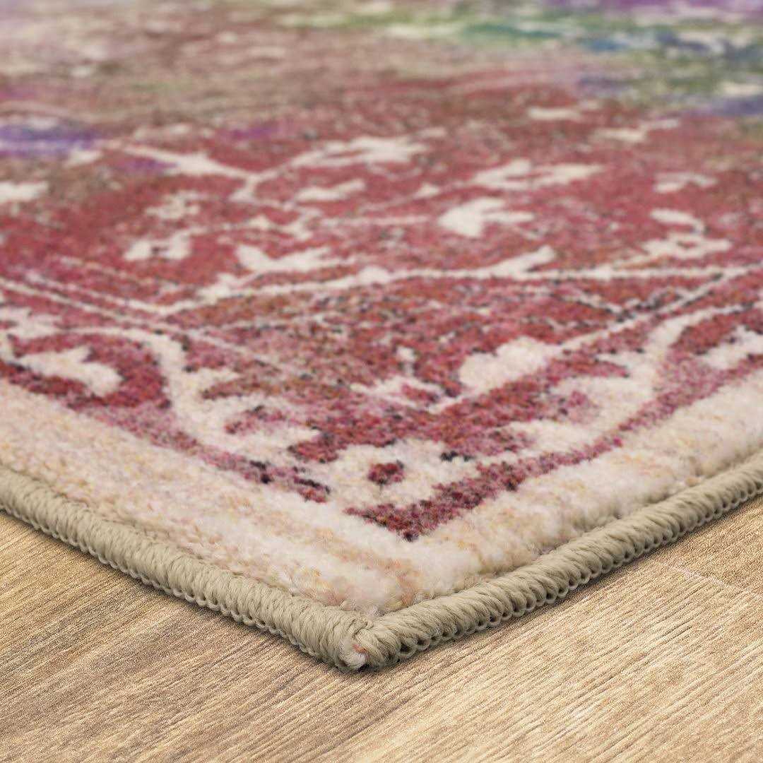 Union Rustic Poston Oriental Tufted Purple Area Rug Bungalow Rose Rug - Image 3