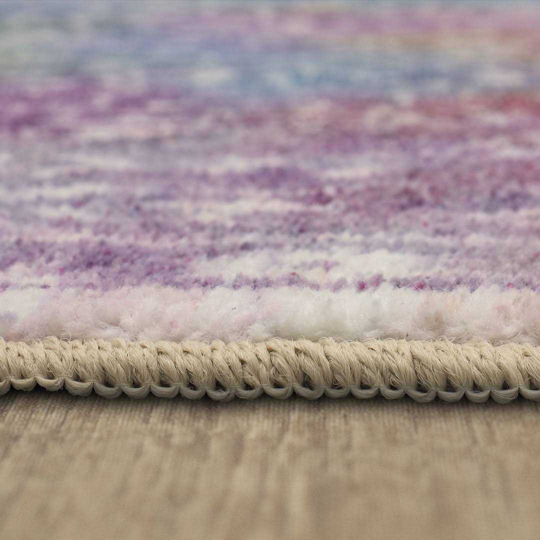 Union Rustic Poston Oriental Tufted Purple Area Rug Bungalow Rose Rug - Image 5