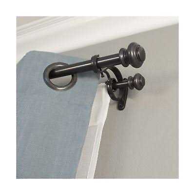 Decopolitan 1 inch Urn Double Curtain Rod Set - Image 3