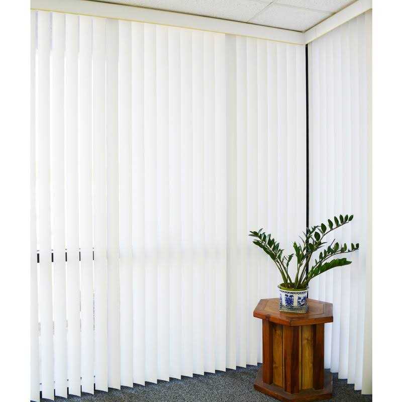 Dalix White Vertical Replacement Blinds Slats Sliding Door Window - Image 3