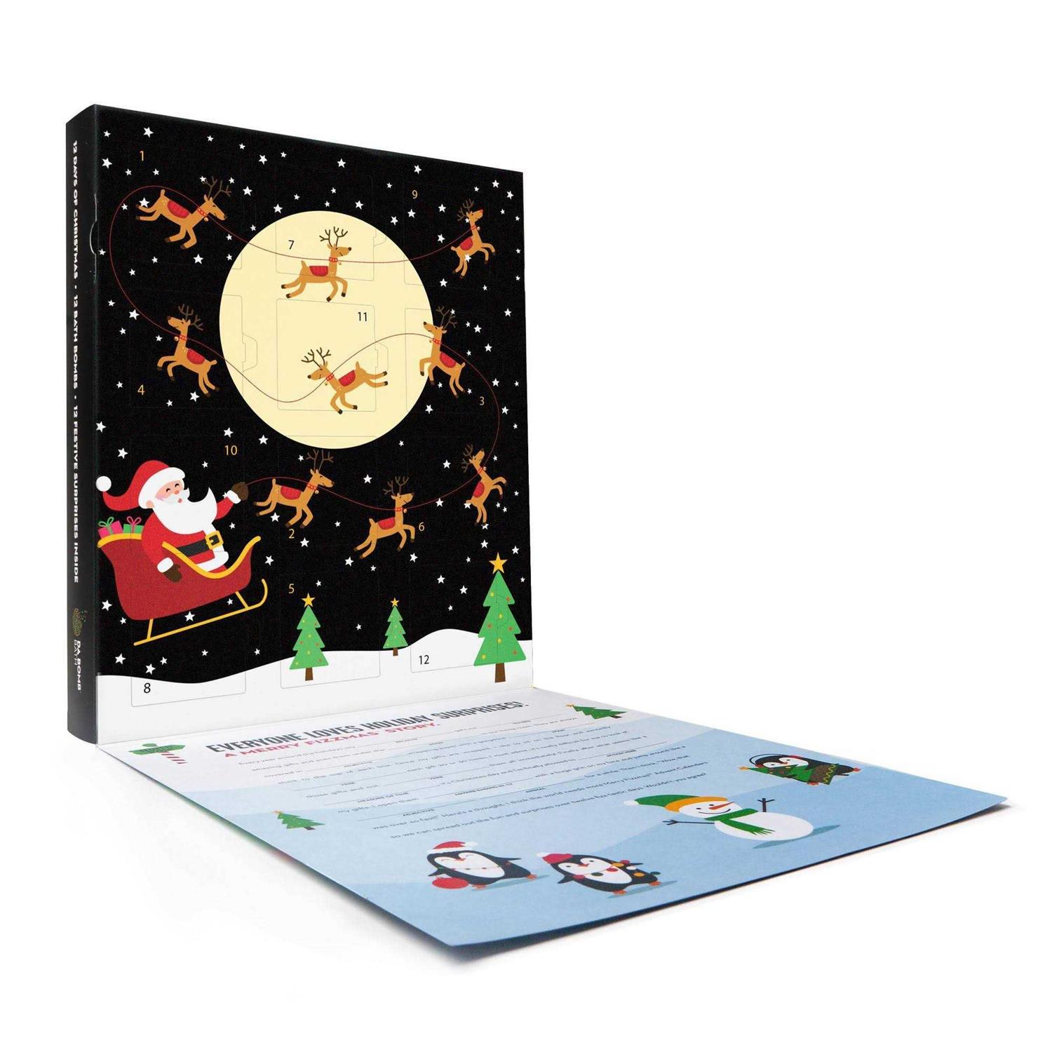 Da Bomb Bath Fizzers Advent Calendar Bath Bomb Set - Image 4