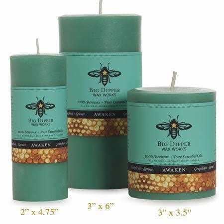 Big Dipper Wax Works Beeswax Pillar Candle - Image 5