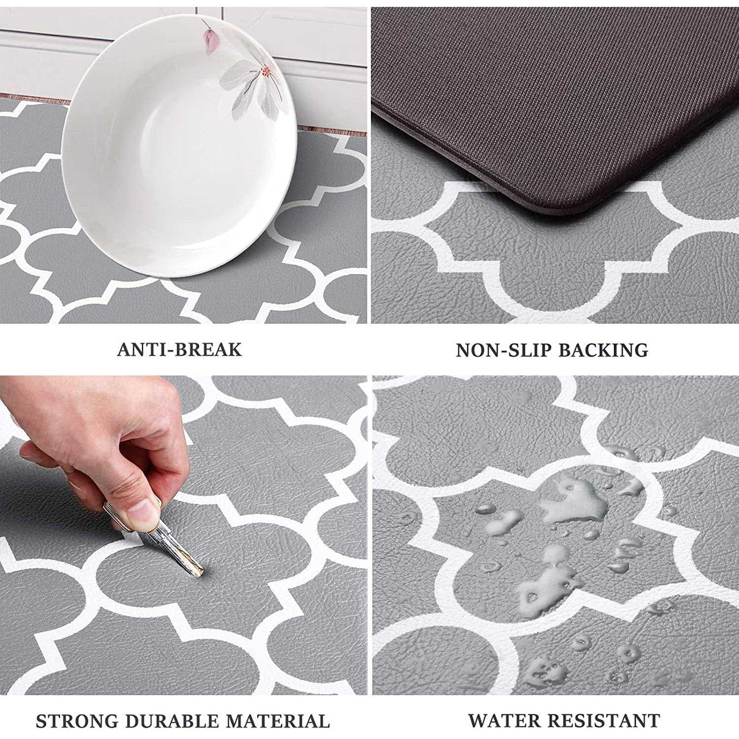 Wiselife Comfort Non-Slip Kitchen Mat Cushioned Anti-Fatigue - Image 5